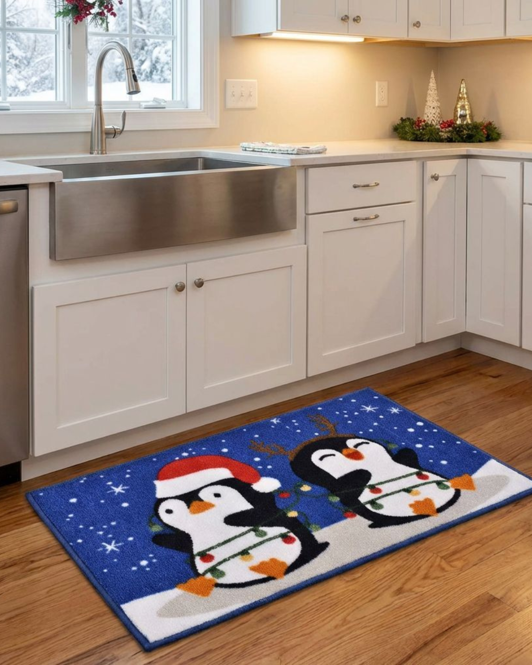 KITCHAN MAT WITH PUFF BACK